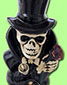 Ceramic Bong - Skull In Top Hat - click to compare prices